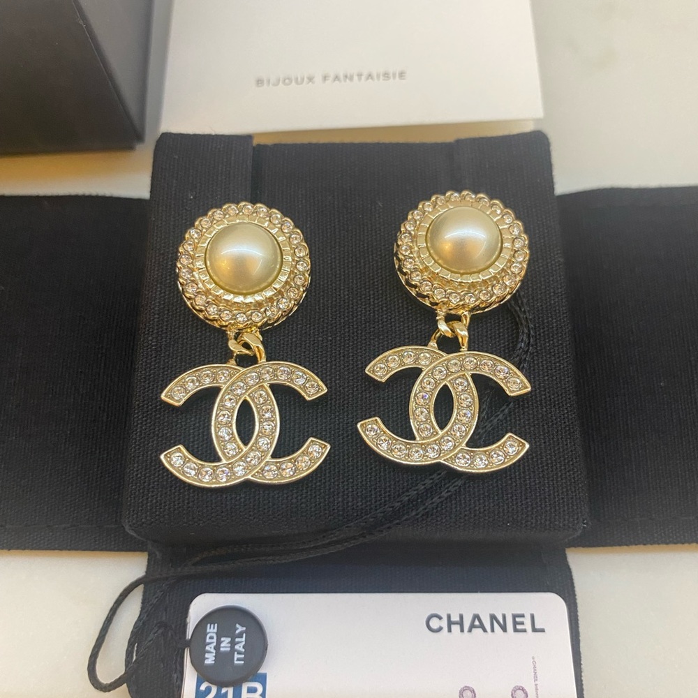 Authentic CHANEL earrings